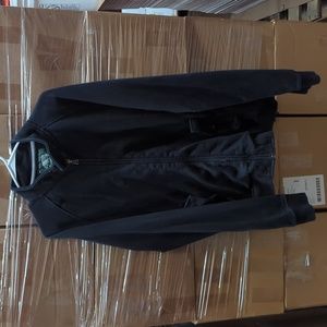 Black zip up roots sweater